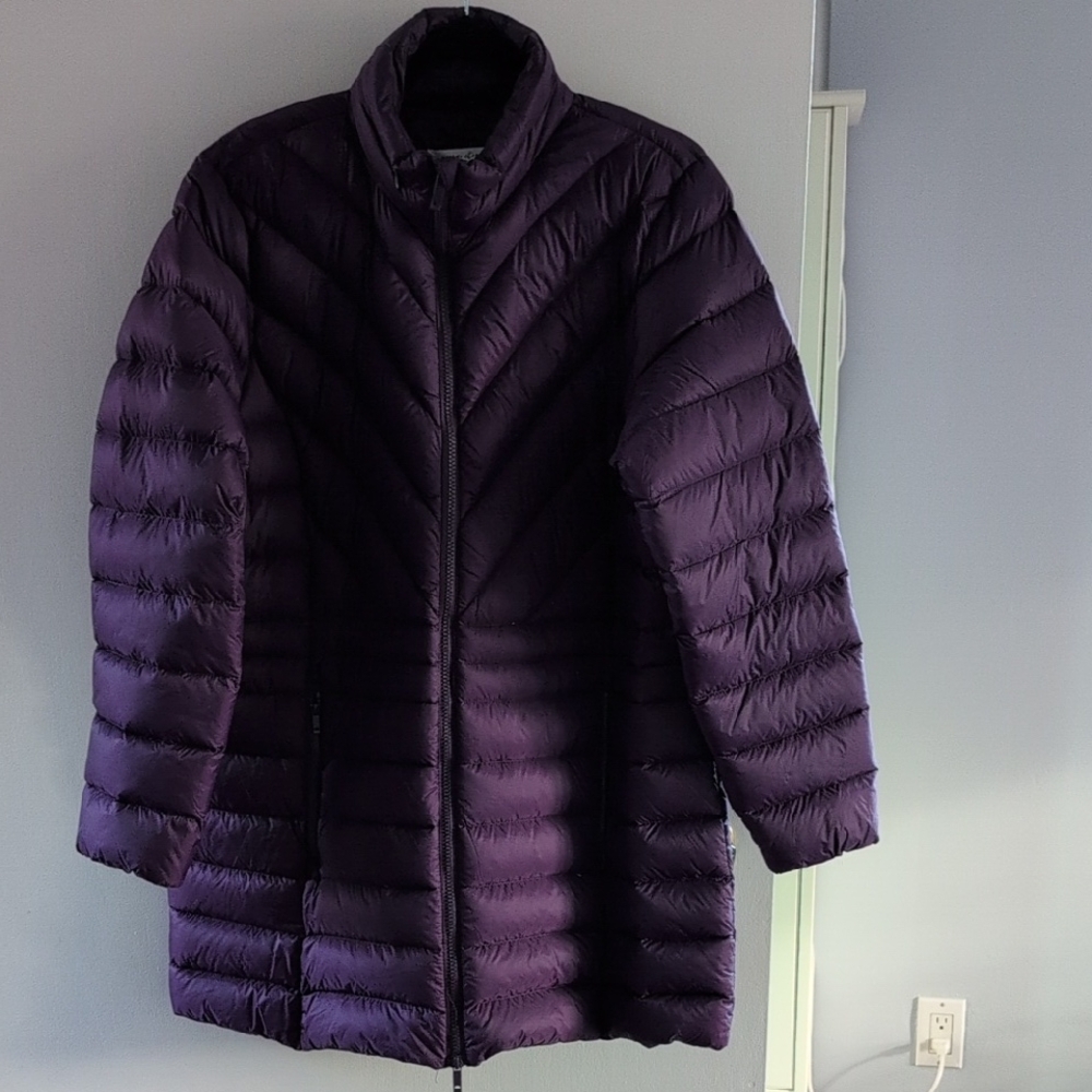 Women's Purple Puffer Jacket